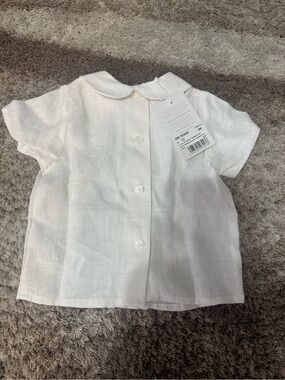 Paz Rodriguez Camisa Lino nino m/c ceremonial